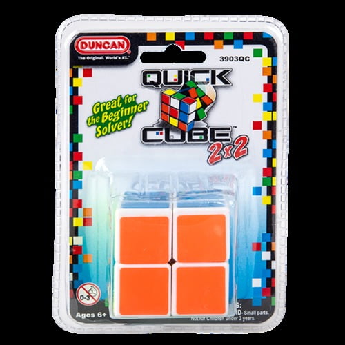White Duncan 2x2 Quick Cube Superior Speed Cube